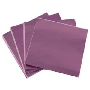 Foil Wrappers Lavender 3″x 3″ approx 500 Count