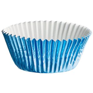 Light Blue Foil Cups 2″ Base approx 100
