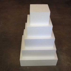 4″ x 4″ x 4″ Square Styrofoam Dummy Each