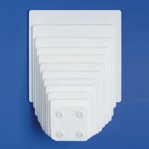 10″ Square White Plate Each