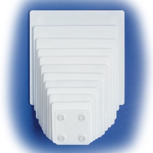 14″ Square White Plate Each