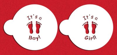 Stencil It's a boy/girl 2 count