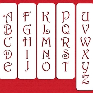 Stencil Contemporary Monogram