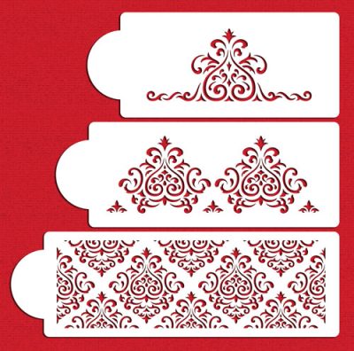 Stencil Elaine's Cake Set 3 count