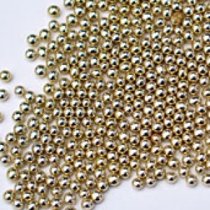Gold Dragees #0 (3mm) 3 oz