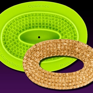 Opulence Jewel Brooch Silicone Mold