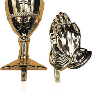 Chalice, Host & Praying Hand Pick 2 count