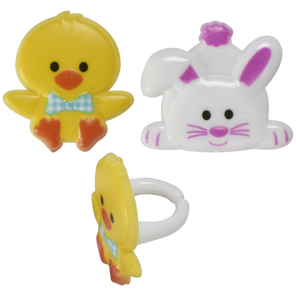 Duck & Bunny Rings 12 count - Image 2