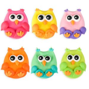 Owls Royal Icing 6 count