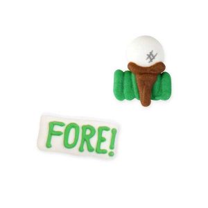 Golf Set Royal Icing 1″ 12 count