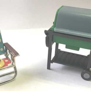 BBQ Grill & Beach Chair Each