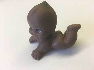 Baby Crawling African American Soft Each