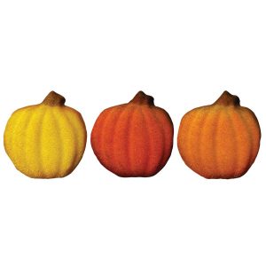 Shimmer Pumpkin Assortment Dec-Ons 10 count