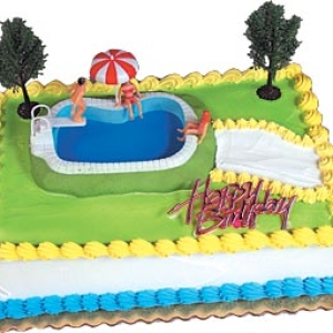 Swimming Pool Cake Kit Each