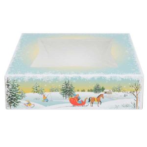 10″ x 10″ x 2″ Winter Design Box Each