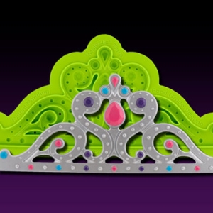 Tiara Simpress Silicone Mold 10.25 x 5.75 Each