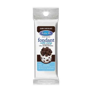 Chocolate Satin Ice Fondant 4.4 oz
