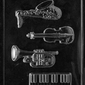 Music Kit Candy Mold 4 cavity