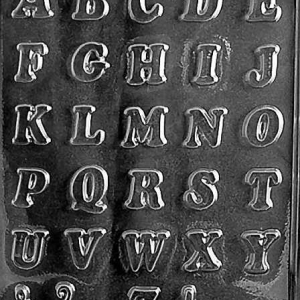 Alphabet A-Z (Small) Candy Mold 29 cavity