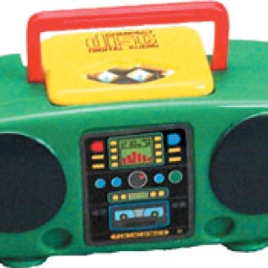 Boom Box Sharpener Assorted Colors 2 count