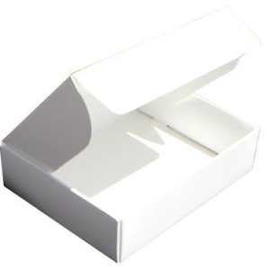 1/4 lb 1pc White Folding Box Each