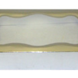 Silver 1 lb Foil Box w/Window Each