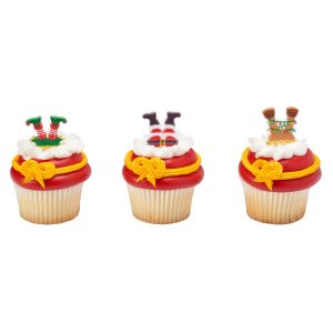 Whimsical Feet & Hats Rings 12 count