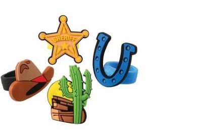 Western Rubber Assorted Rings 1 1/2 12 count