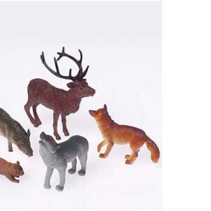 Woodland Animals Assorted 4″  6 count