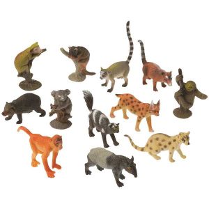 Rain Forest Animals 1 1/2″ – 2 1/4″ 12 count