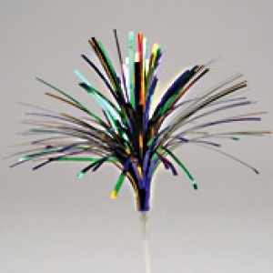 Mylar Spray Mardi Gras 4 count