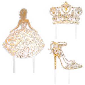 Quinceanera Gold 3 piece Set