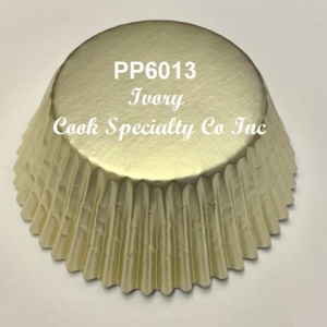 Ivory Foil Cup 2″ B x 1 1/4″ W 100 approx