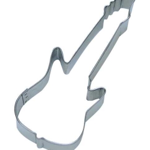 Electric Guitar Cookie Cutter 5″ Each