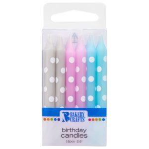 Baby Mix Candles 2 1/2″ 12 count