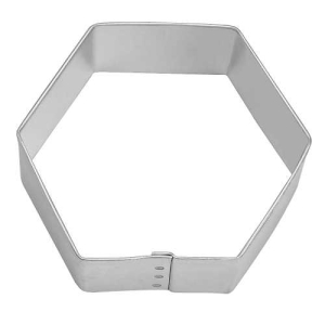 Hexagon Cookie Cutter 3″ Each