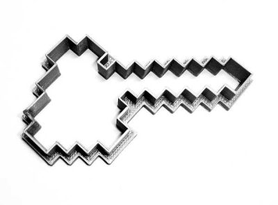 Minecraft Axe Shape Block Cookie Cutter Each