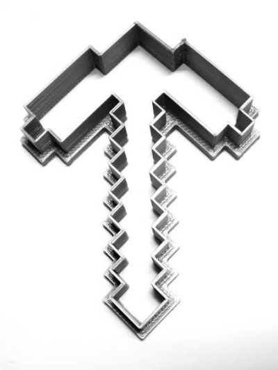 Minecraft Pickaxe Shape Cookie Cutter Each
