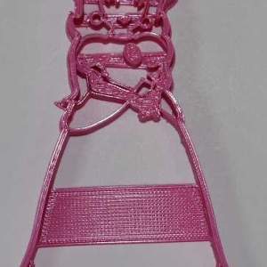 Super Mario Princess Peach Cookie Cutter Each