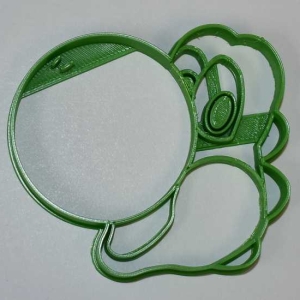 Super Mario Yoshi Face Cookie Cutter Each