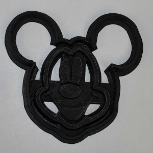 Mickey Mouse Face with Details Cookie Cutter Each
