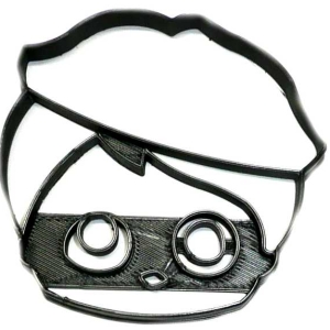 LOL Little Outrageous Littles Suprise Beatnik Babe Face Cookie Cutter Each