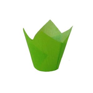 Green Tulip Cup 2″ Base 1-5/8 to 2-3/4 approx 50 count