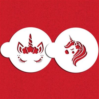 Unicorn Cookie Stencil Set