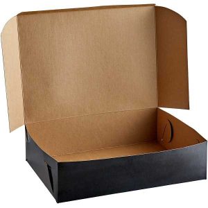 14″ x 19″ x 4″ Black Cake Box Each