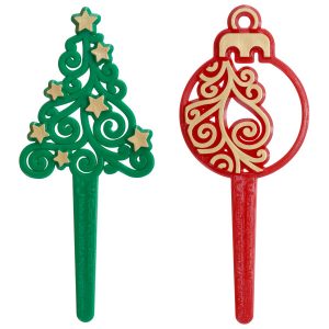 Tree and Ornament Icons DecoPics 12 count