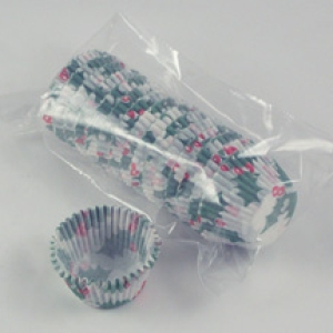 #4 Holly Candy Cups approx 100 Count