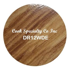 12″ Wood Grain Round Drum Each