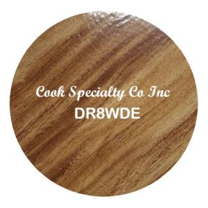 8″ Wood Grain Round Drum Each