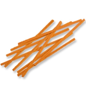 Orange Twist Ties 50 count